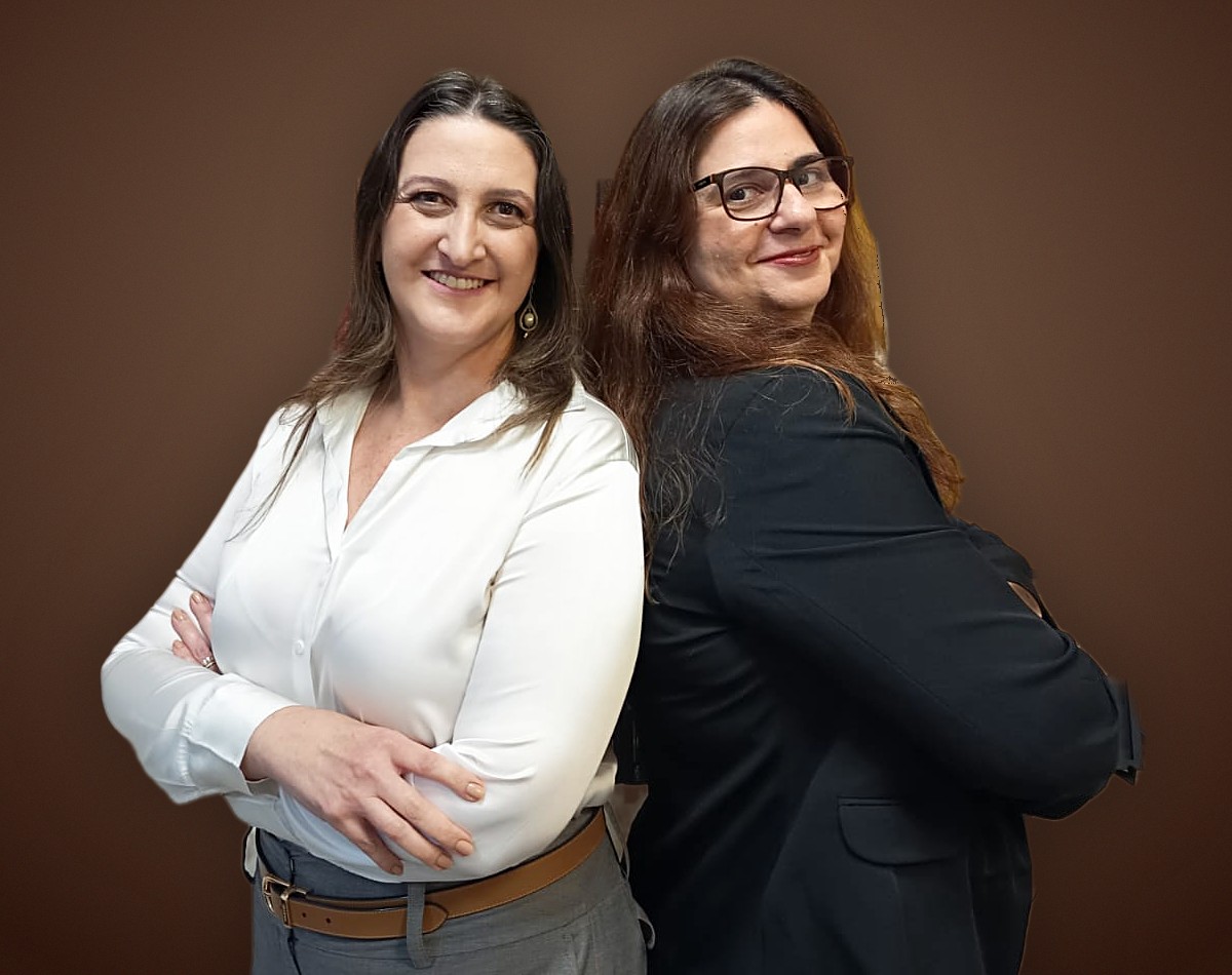 As sócias Gláucia Jacob Ribeiro e Viviane do Amaral Gaglianone